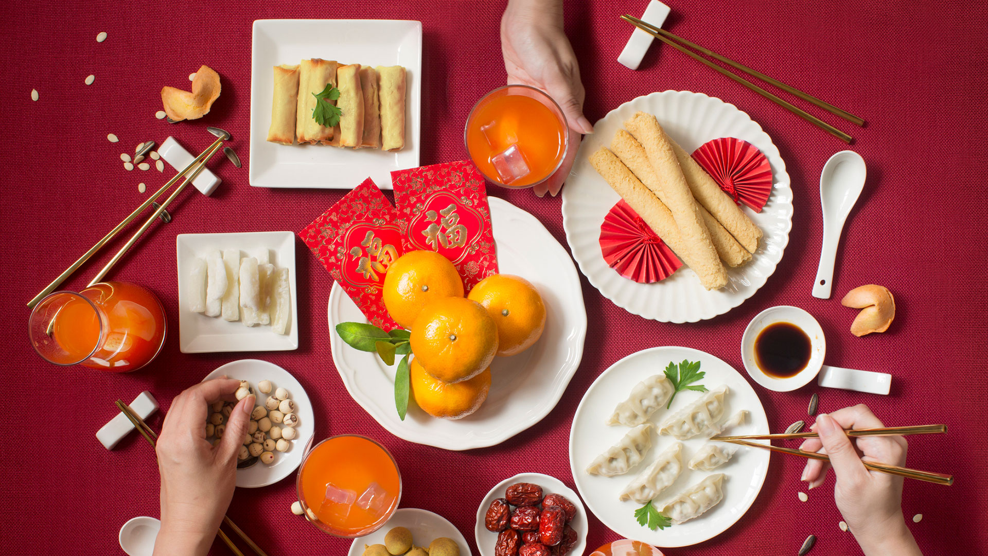 Chinese New year еда