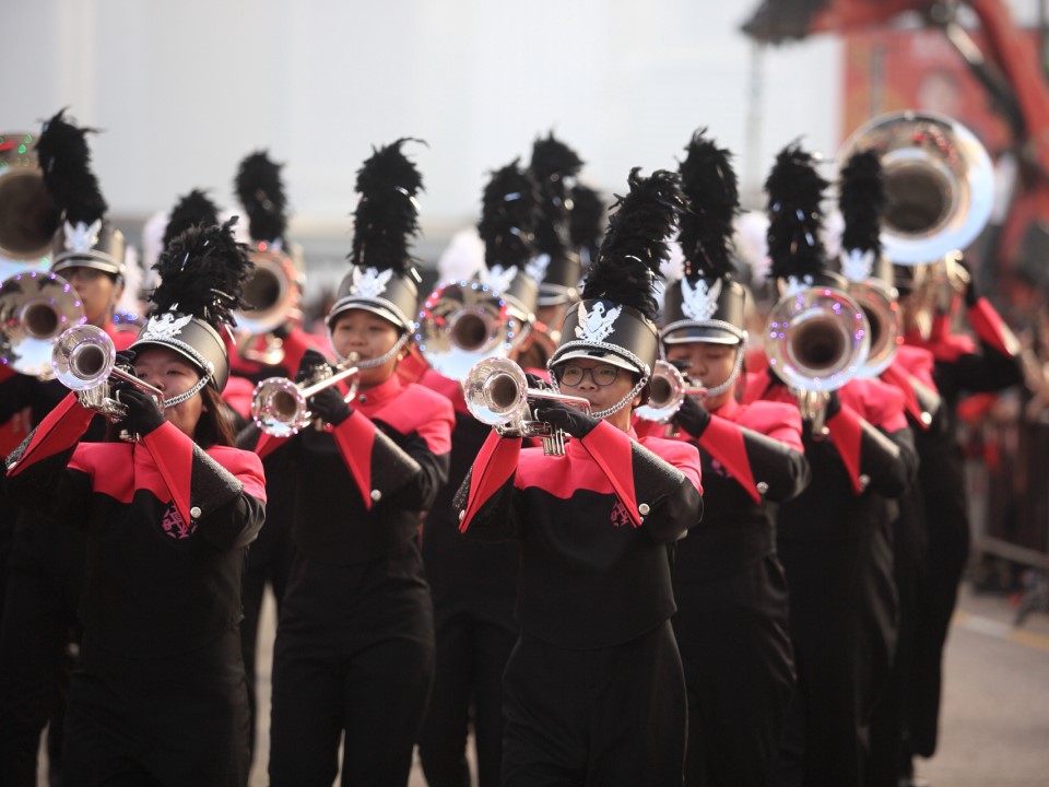 Pre-parade street party